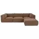 Matina Taupe 4 Piece Modular Lounge Sectional
