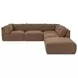 Matina Taupe 5 Piece Modular Dream Sectional
