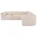Matina Oatmeal 5 Piece Modular Classic L Sectional