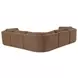 Matina Taupe 5 Piece Modular Classic L Sectional