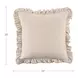 Betty Beige Stripe 25" Cushion