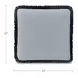 Yasmin Light Blue Square Cushion