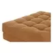 Davie Golden Yellow Performance Fabric Upholstered Rectangular Ottoman