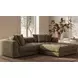 Davie Olive Performance Fabric Upholstered Rectangular Ottoman