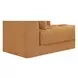 Davie Golden Yellow Performance Fabric Modular Classic L Sectional with Pillows