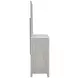 Fiona Mist Gray Rectangular Dresser Mirror