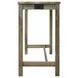 Turner Cream and Oak Upholstered 4 Piece Bar Table Set with USB Charging