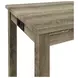 Turner Cream and Oak Upholstered 4 Piece Bar Table Set with USB Charging