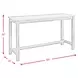 Turner Cream and Oak Upholstered 4 Piece Bar Table Set with USB Charging