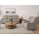 Traxton Jasper Taupe 79" Zero Gravity Triple Power Reclining Loveseat with Tilt Console and USB Charging