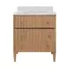 Odin Cerused Oak Carrera Marble Top 31" Bath Vanity