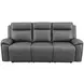 Gaston Gray Manual Reclining Living Room Set