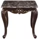 Constantine Cherry Rectangular Marble Top Occasional Table Set