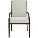 Eave Cream Upholstered Arm Chair Set of 2
