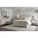 Harmony Pewter and Alabaster Queen Upholstered Uptown Panel Bed