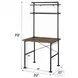 Ensata Rustic Oak and Black 32" Writing Desk