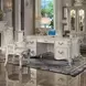 Vendome Antique Pearl Executive Home Office Set