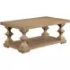 Dory Sand Rectangular Coffee Table with Casters