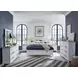 Windmill Harbour White Whisp and Sand Panel Bedroom Set
