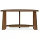 Tanner Tawny Brown Demilune Sofa Table