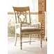 Homestead Pine Cornsilk Upholstered Arm Chair Set of 2