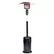 Solara Hammered Black Outdoor Standing Heater