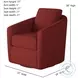 Daisey Glam Squad Garnet Swivel Glider