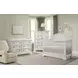 Olivia Brushed White 6 Drawer Dresser