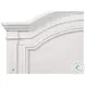Olivia Brushed White Arch Top Convertible Standard Crib