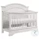Olivia Brushed White Arch Top Convertible Standard Crib