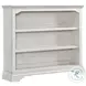 Olivia Brushed White Hutch and Bookcase with 3 Shelves