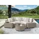 Camal Tan Outdoor Round Coffee Table