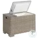 Camal Tan Outdoor Rectangular Occasional Table Set