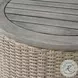 Camal Tan Outdoor Round Coffee Table