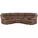 Rudger Brown 3 Piece Manual Reclining Sectional