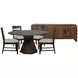 Archeway Gray Upholstered Ladderback Dining Chair Set of 2