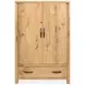 Laramie Honey Wheat 2 Door Armoire