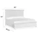 Harborwick White Dove King Panel Bed