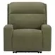 Traxton Jasper Moss Zero Gravity Triple Power Recliner with USB Charging