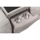 Easton Steamboat Quartz Leather 7 Piece Modular Zero Gravity Power Reclining Sectional with USB Charging