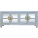 Opal Painted Light Blue Soft Close 4 Door Buffet
