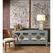 Opal Painted Light Blue Soft Close 4 Door Buffet