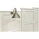 Willowbrook Egg Shell White King Wall Panel Bed with 2 Nightstand and USB Charging