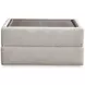 Vista Cerused Square Tray Ottoman