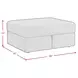 Harleigh Ash Upholstered Square Storage Ottoman