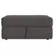 Harleigh Ash Upholstered Square Storage Ottoman