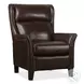 Harrowford Dark Roast Leather Power Recliner with Power Headrest