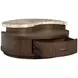 Mcpherson Burnt Umber Round Cocktail Table