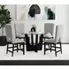 Salem Gray Upholstered Counter Height Side Chair Set of 2