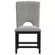 Salem Gray Upholstered Counter Height Side Chair Set of 2